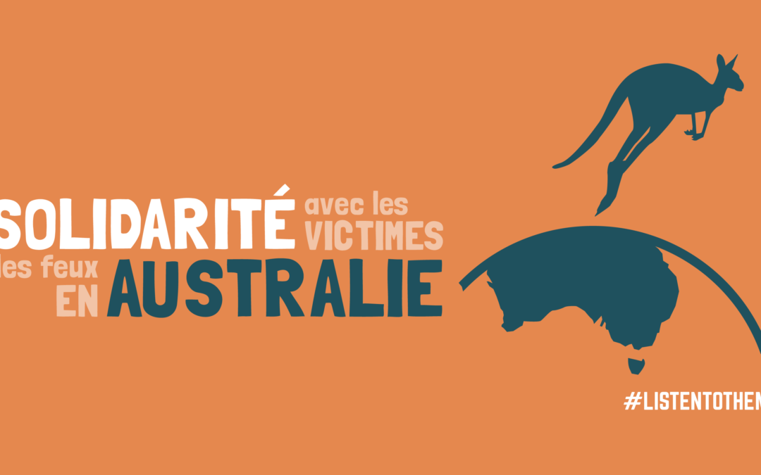 Communiqué de presse de CPLC, YFC et UPLC : Solidarité avec les victimes des feux en Australie