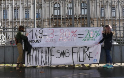 PJL Climat : + de 80% des mesures filtrées, et une démocratie bafouée