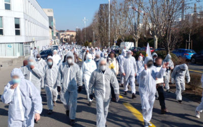 Retour sur les actions menées contre Bayer-Monsanto ce 5 Mars à Lyon et dans sa région